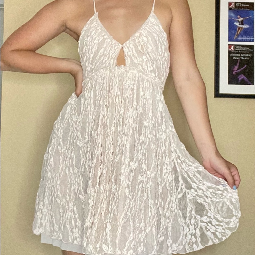 Free People Pale Pink Dress